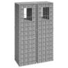 Gabion Basket Posts 2 pcs 40x40x140 cm Iron Size 40 x 40 x 140 cm Quantity in Package 2 