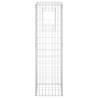 Gabion Basket Posts - 2 pcs 40x40x140 cm Iron | HipoMarket