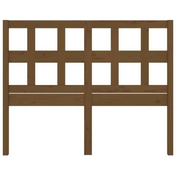 Honey Brown Bed Headboard - Solid Pine Wood | HipoMarket