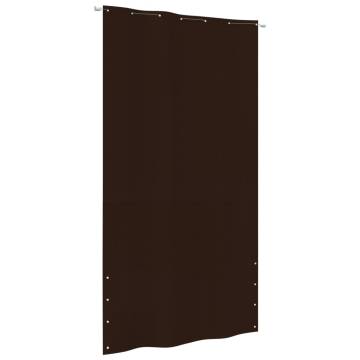 Balcony Screen Brown 140x240 cm - Oxford Fabric | Hipo Market