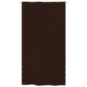 Balcony Screen Brown 140x240 cm - Oxford Fabric | Hipo Market