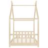 Kids Bed Frame - Solid Pine Wood 70x140 cm | Hipomarket