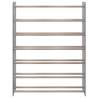 Shoe Rack Grey 90x24x117 cm - Stylish & Sturdy Storage