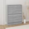 Shoe Cabinet Grey Sonoma 59x17x81 cm Engineered Wood Colour grey sonoma Quantity in Package 1 Height 81 cm Number of 