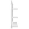 High Gloss White Bathroom Mirror - 60x10.5x45 cm