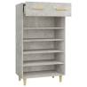 Shoe Cabinet Concrete Grey | Scandinavian Style – Hipomarket