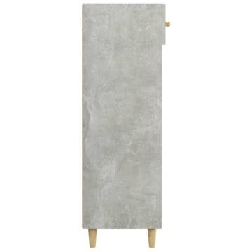 Shoe Cabinet Concrete Grey | Scandinavian Style – Hipomarket