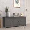 Shoe Cabinet Grey 110x38x45.5 cm Solid Wood Pine Colour grey Quantity in Package 1 Number of 