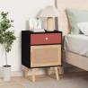 Trendy Black Bedside Cabinets - 2 pcs | Hipomarket UK