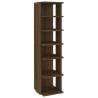 Brown Oak Shoe Rack - 27.5x27x102 cm | Hipomarket