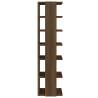 Brown Oak Shoe Rack - 27.5x27x102 cm | Hipomarket