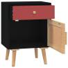 Trendy Black Bedside Cabinets - 2 pcs | Hipomarket UK