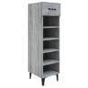 Shoe Cabinet Grey Sonoma - 30x35x105 cm Engineered Wood