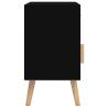 Trendy Black Bedside Cabinets - 2 pcs | Hipomarket UK