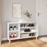 Shoe Cabinet White 102x36x60 cm Engineered Wood Colour white Quantity in Package 1 Number of Number of shelves 