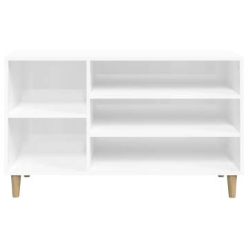 Shoe Cabinet High Gloss White - Stylish Storage Solution