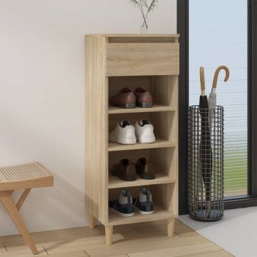 Shoe Cabinet Sonoma Oak - Stylish Storage Solution | HipoMarket