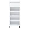 High Gloss White Shoe Rack - Stylish & Practical Storage