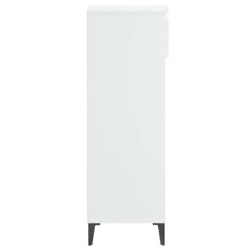 High Gloss White Shoe Rack - Stylish & Practical Storage