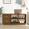 Shoe Bench Honey Brown 100x34x45 cm Solid Wood Pine Colour honey brown Quantity in Package 1 Number of Number of shelves 