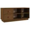 Shoe Bench Honey Brown - Solid Pine Wood | Hipo Market