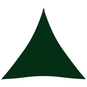 Sunshade Sail Oxford Fabric 4x4m - Dark Green | HipoMarket