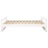 Comfortable White Dog Bed - Solid Pine Wood | Hipo Market