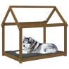 Dog Bed Honey Brown 111x80x100 cm Solid Pine Wood - Hipomarket