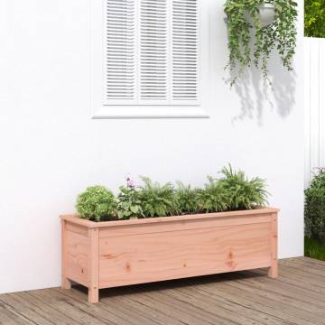 Garden Raised Bed 119.5x40x39 cm Solid Wood Douglas | HipoMarket