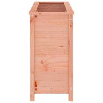 Garden Raised Bed 119.5x40x78 cm - Solid Douglas Wood