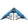 Two Person Folding Sun Lounger - Blue Steel | HiPo Market