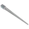 Ground Spikes 12 pcs Silver - Galvanised Steel for Outdoor Use