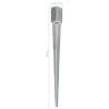 Ground Spikes 12 pcs Silver - Galvanised Steel for Outdoor Use