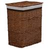 Brown Willow Laundry Basket - Classic & Sturdy Design