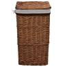 Brown Willow Laundry Basket - Classic & Sturdy Design