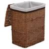 Brown Willow Laundry Basket - Classic & Sturdy Design