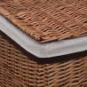 Brown Willow Laundry Basket - Classic & Sturdy Design