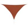 Sunshade Sail Oxford Fabric Triangular 5x5x5 m Terracotta Colour terracotta Size 5 x 5 x 5 m Quantity in Package 1 