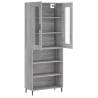 Stylish Highboard Grey Sonoma - Durable Storage Solution