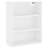 Stylish Highboard White 69.5x34x180 cm - Quality Engineered Wood