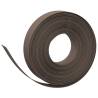 Garden Edging Brown 10m x 10cm - Durable Polyethylene