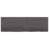 Dark Brown Oak Bathroom Countertop - 160x50 cm | HipoMarket