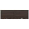 Dark Brown Oak Bathroom Countertop - 160x50 cm | HipoMarket