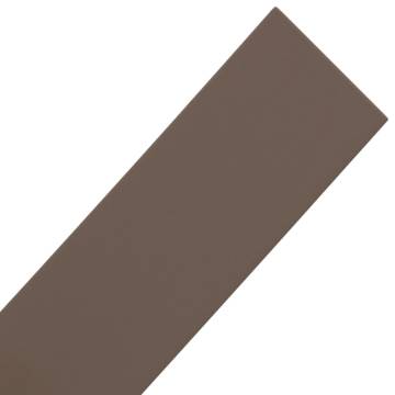 Garden Edging Brown 10m x 10cm - Durable Polyethylene