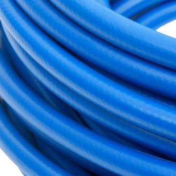 Durable 100m PVC Air Hose Blue - 0.6" for Compressors