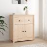 Sideboard 70x35x80 cm Solid Wood Pine Colour natural Quantity in Package 1 Model 2 door sideboard 