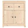 Solid Wood Pine Sideboard - 70x35x80 cm | Hipo Market