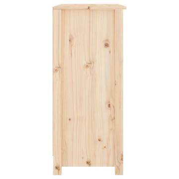 Solid Wood Pine Sideboard - 70x35x80 cm | Hipo Market