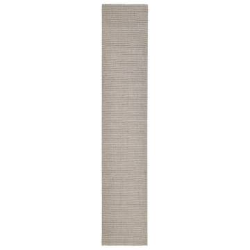 Natural Sisal Rug 66x350 cm in Sand | Durable & Eco-Friendly