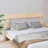 Bed Headboard 204x3x81 cm Solid Wood Pine Colour natural Size 204 x 81 cm Quantity in Package 1 